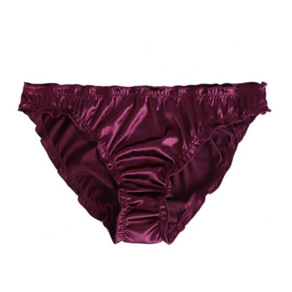 Satin Frill 4 Colour Briefs Set