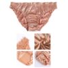 Satin Frill 4 Colour Briefs Set