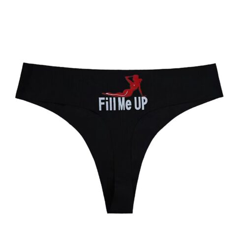 Fill Me Up Printed Thong