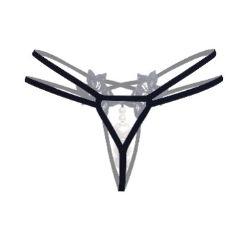 Luna Floral Pearl Thong