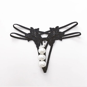 Luna Floral Pearl Thong