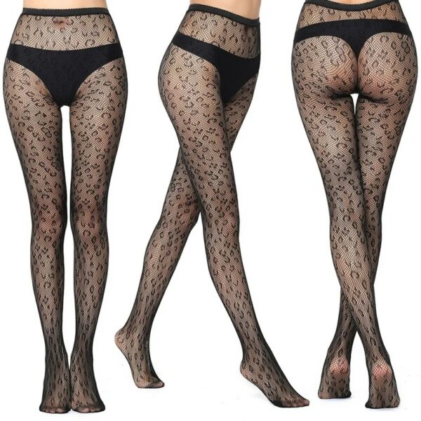 Safari Sheer Tights- Black