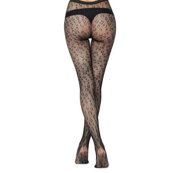 Safari Sheer Tights- Black
