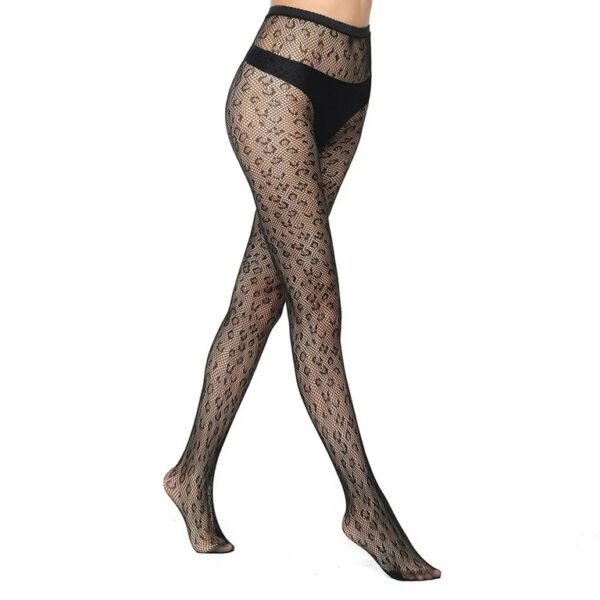 Safari Sheer Tights- Black