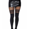 Midnight Illusion Thigh-High Tights