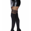 Midnight Illusion Thigh-High Tights