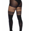 Midnight Illusion Thigh-High Tights