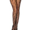Celestine Lunar Mesh High Thigh Stockings