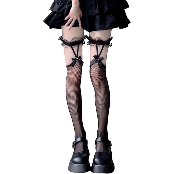 img_3310 Harajuku Doll High Thigh Stockings