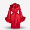 Scarlet Royale Satin Robe
