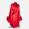 Scarlet Royale Satin Robe