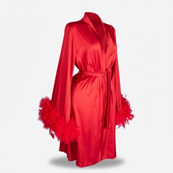 Scarlet Royale Satin Robe