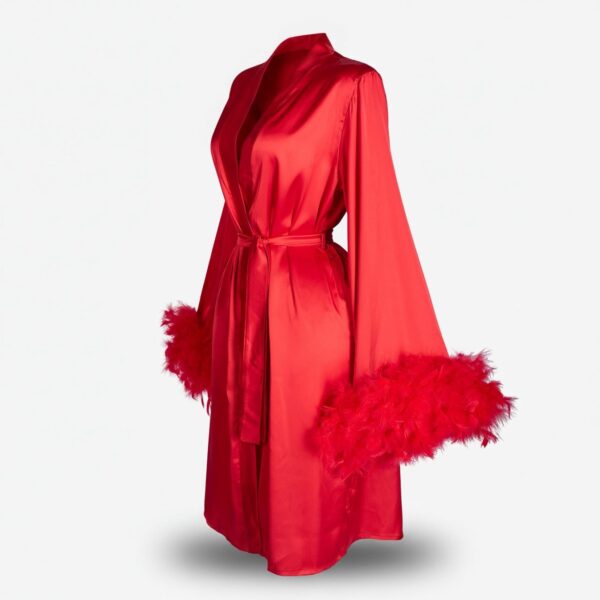 Scarlet Royale Satin Robe