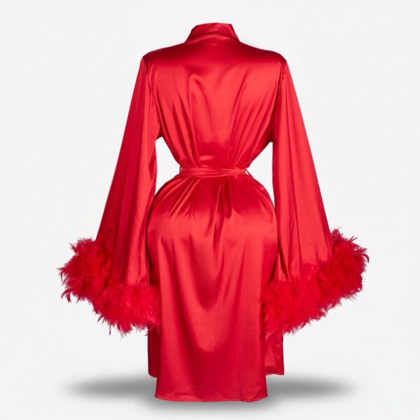 Scarlet Royale Satin Robe