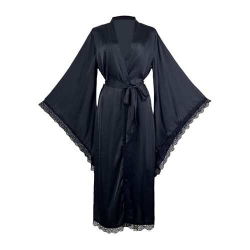 Black Muse Lace Robe