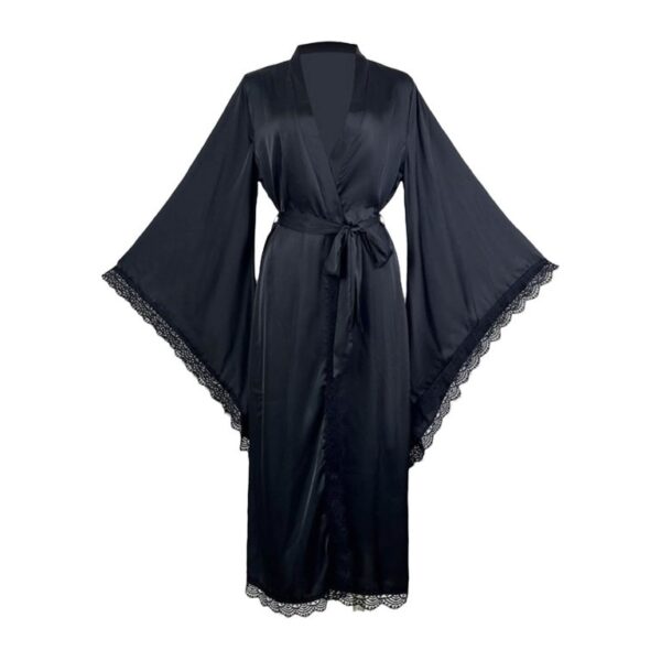 Black Muse Lace Robe