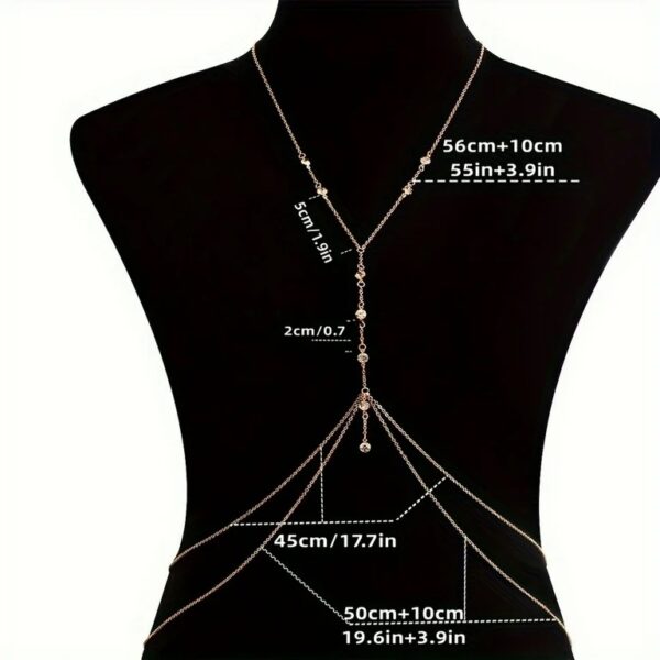 Lustline Crystal Body Chain