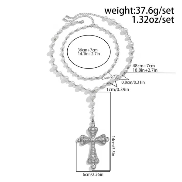 Dominique Crossfall Necklace