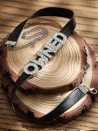 Owned Rhinestone Choker