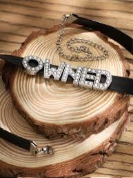 Owned Rhinestone Choker