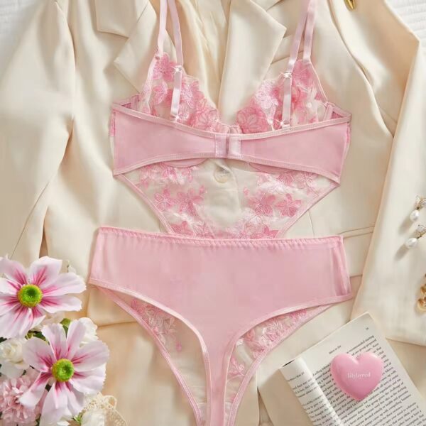 Rosé Fleur Contour Bodysuit