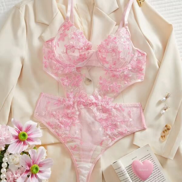 Rosé Fleur Contour Bodysuit