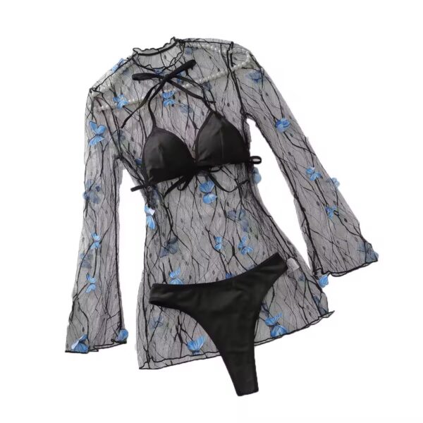 Blue Reverie Sheer Dress