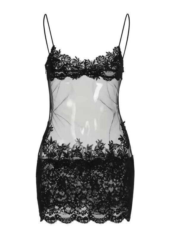 Noir Temptation Lace Chemise