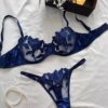 Blue Sky Floral Lingerie Set