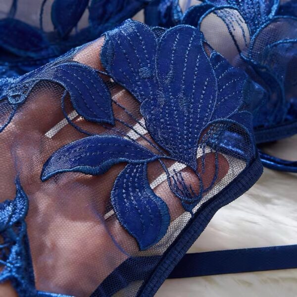 Blue Sky Floral Lingerie Set