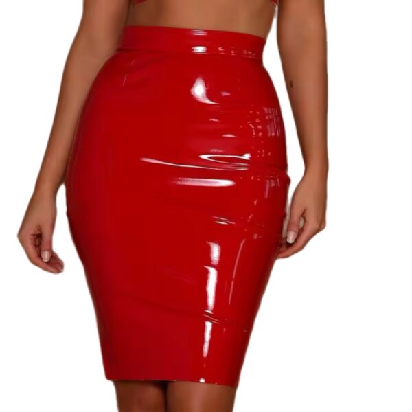 Sexy Lady In Red Skirt