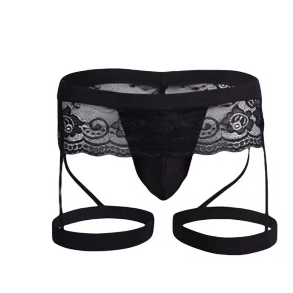 Black Mesh Lace Sissy Panty