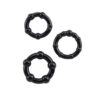 3-Piece Textured Manual CockRing Set