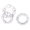 3-Piece Textured Manual CockRing Set