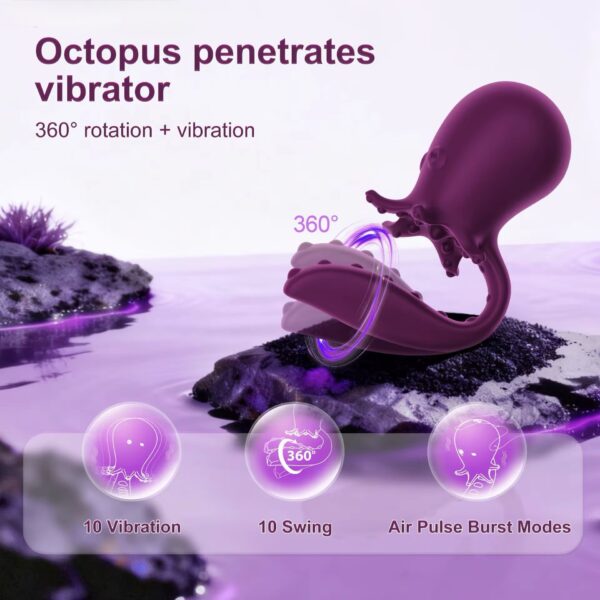 Desire Octopus Rotation Vibrator
