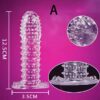 Textured Reusable Condom Sleeve Collection