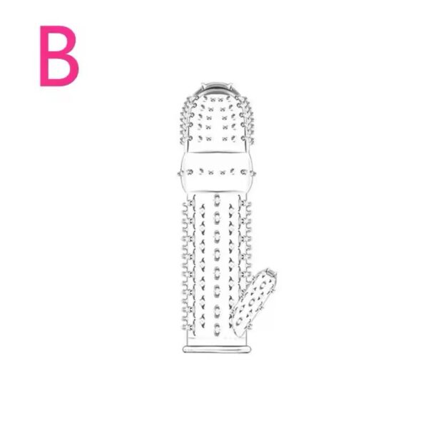 Textured Reusable Condom Sleeve Collection