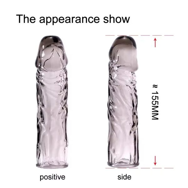 Textured Reusable Sleeve – Clear Smoke