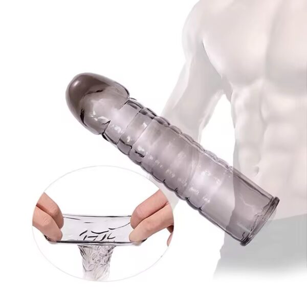 Textured Reusable Sleeve – Clear Smoke