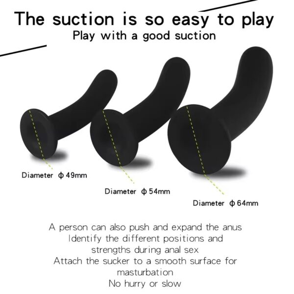 Curved Silicone Suction Plug