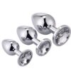 Crystal Jewel Metal Plug Set (3PCS)