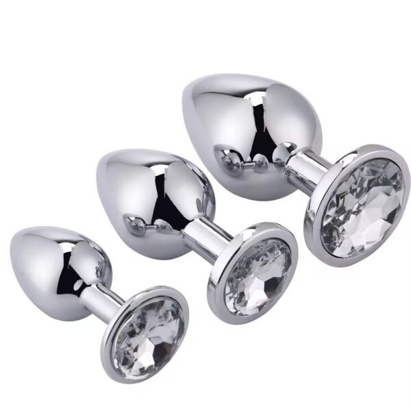 Crystal Jewel Metal Plug Set (3PCS)