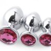 Crystal Jewel Metal Plug Set (3PCS)