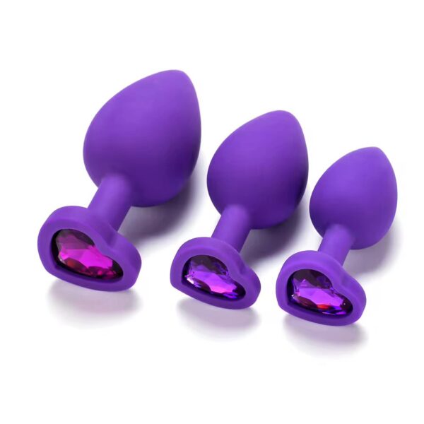img_6589 Heart Jewel Silicone Plug Set – 3PCS