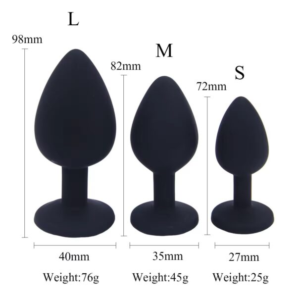 img_6633-2 Heart Jewel Silicone Plug Set – 3PCS