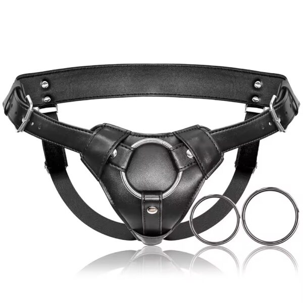 img_6870 Adjustable Strap-On Harness – Faux Leather