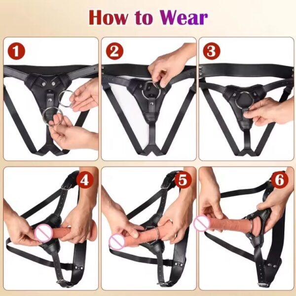 img_6871 Adjustable Strap-On Harness – Faux Leather