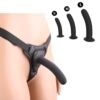 Strap-On Harness Set with Silicone Dildo (L Size)