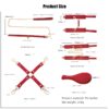 Red Temptation 6 piece Bondage Kit