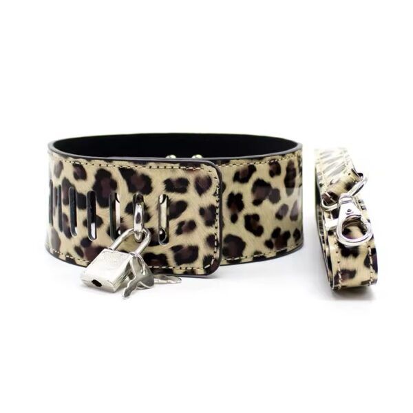10-Piece Leopard Print Bondage Kit.